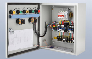 Water pump control box, one use and one standby, automatic liquid level float, 380v submersible sewage pump control cabinet, three-phase distribution box, one use, one standby, 7.5kw ready for delivery in seconds