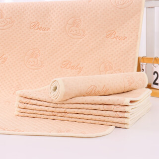 Pure cotton diaper pad, waterproof, breathable, washable baby colored cotton diaper pad, baby diaper pad, leak-proof menstrual aunt pad, class a cute rabbit 30*45cm 1 piece