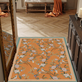 Gu die sense entrance door mat floor mat household foot mat entrance door american retro entrance door entrance y-happy events at home-vertical version 60*90cm wear-resistant and scratch-resistant