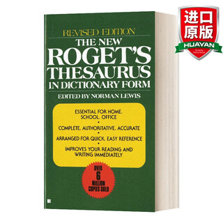 The New Roget's Thesaurus in Dictionary Form Revised Edition 英文原版 新罗格的词典形式 修订版 英文版 进口英语原版书籍 英英字典