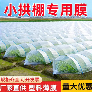 Transparent plastic film for agricultural seedlings and vegetables, small shed film, cold-proof and heat-insulating greenhouse decoration, dust-proof plastic sheet, 4 wire shed film, 2 meters wide and 1 meter long