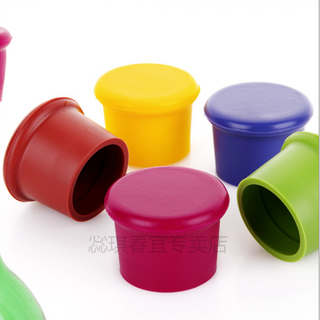 Silicone sealing wine stopper, wine bottle stopper, red wine stopper, beer seasoning bottle stopper, glass bottle stopper, fresh-keeping bottle cap, daily mixed color, 5 pack