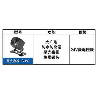 Weiying intelligent fengtuer starlight night vision reversing car rearview camera hd reversing image front view 24v starlight night vision