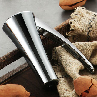 Shiluji walnut clip size hazelnut pecan clip pecan nut pliers home kitchen multi-functional shelling tool silver hazelnut clip