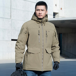 Dragon tooth iii b6 level dragon tooth titan mid-length tactical cotton jacket to keep warm in winter. p cotton can be worn at minus 15%. crocodile color 190/108b (200-220jin jin is equal to 0.5 kg)