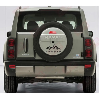 Tucker is suitable for 23 models of haval raptor hi4 car decals, off-road decals, body color strips and waistline decoration, raptor spare tire y model black 15cm