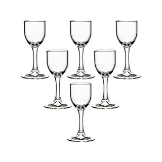 Katav white wine glass dispenser set lead-free crystal glass with graduated wine glass bullet cup maotai cup spirit cup handmade maotai cup 6 cups 20ml