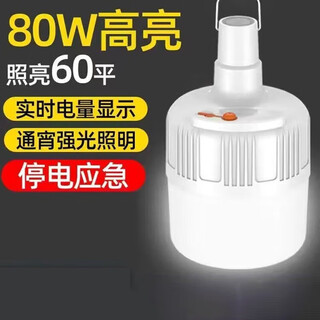 Gaijiang led rechargeable bulb outdoor waterproof stall lighting night market lamp household emergency power outage wireless energy-saving lamp 24 pieces ordinary 80w