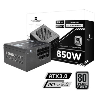 利民(利民)  额定850W TR-TP850 ATX3.0电源 白金全模组电源 原生PCIE5.0 全日系电解电容 14CM小机身