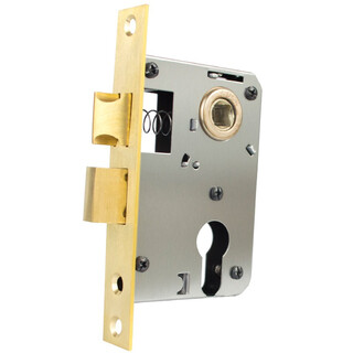 Hotun lock body household indoor bedroom deadbolt door lock accessories universal wooden door lock room door lock small 50 lock body 125b