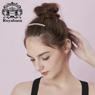 Royal sasa royal salsa pearl hair comb women's niche design non-slip comb edge clip broken hair bangs hair clip hair accessories headwear