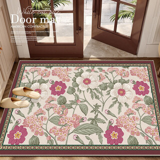 Gudie sense entrance door mat floor mat household foot mat entrance door american retro entrance door entrance perry days-square horizontal version 60*90cm wear-resistant and scratch-resistant
