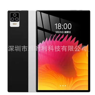 机番新款10英寸平板电脑学习机4G全网通5GWIFI儿童小学初中高中英文数学英语作业辅导学习平板 银色 4G+64GB【英文】