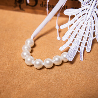 Light luxury tassel sentimental temptation thong women's see-through embroidery playable beaded crotch free sexy underwear japanese style dark green