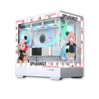 爱国者机箱贴纸动漫防水防爆膜不留胶高清二次元主题装饰UV打印海景房 阿尼亚（2面贴膜 非机箱 星璨岚（中岚（2面贴膜 非机箱