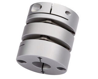 Huili's customized aluminum alloy diaphragm coupling single and double diaphragm coupling elastic connector stepper motor high torque keyway double outer diameter 19 length 26 inner diameter 4 to 8 optional