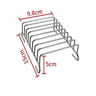 Luo plastic air fryer grill air fryer oven 304 stainless steel double-layer bbq rack string rack baking dry pot rack accessories bread rack