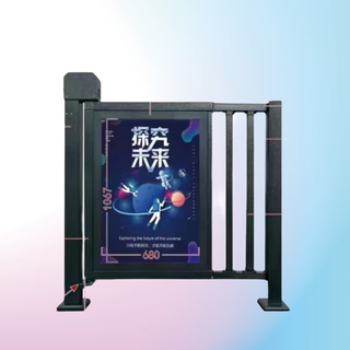 Рекламная дверь для пешеходного прохода, полностью автоматическая боковая дверь, общественная карта распознавания лиц, система контроля доступа, электрическая дверь для забора, рекламная дверь