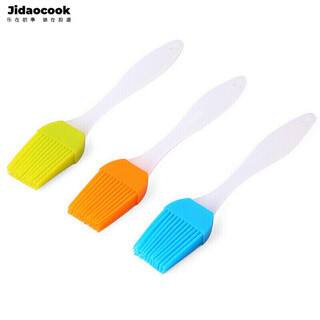 Silicone kitchen high temperature resistant barbecue brush baking brush barbecue oiling tool small brush baking pancake brush seasoning brush 1 pack