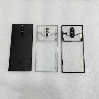 X is suitable for nubia red magic 8pro glass back cover n729j mobile phone back case 8spro+ battery back cover red magic 8pro/8pro+/8spro black transparent