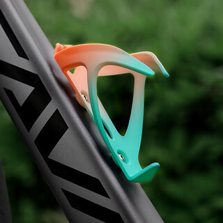 He jian gong he jian gong bicycle water bottle rack mountain bike water bottle gradient water bottle rack cycling road bike cycling equipment accessories summer pink green-water bottle rack