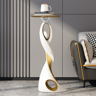 Bingshimei living room art floor decorations light luxury high-end sofa side tables tv cabinet decorations housewarming gifts dancing life floor platinum/height 70cm