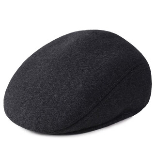 Chicora middle-aged and elderly hats men's spring and autumn forward hat thin section old man grandfather dad new spring and summer casual peaked cap 301 black thickened m (57-58cm)