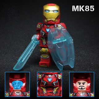 高品质小人仔新款复仇者联盟积木超级英雄美国队长雷神儿童玩具 钢铁侠190