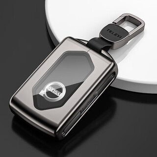 Degalen volvo key cover xc60 s90 s60 xc40 xc90 car key cover buckle men's space gray