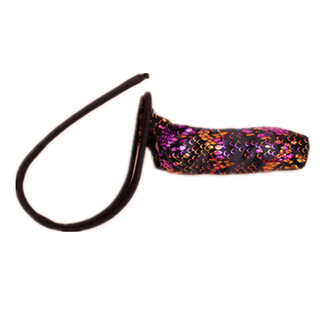 Men's and women's privacy c-string underwear, triangle hole-free pants, couple's temptation thong, c-string t-pants, one size fits all, style 3, men's sequined black