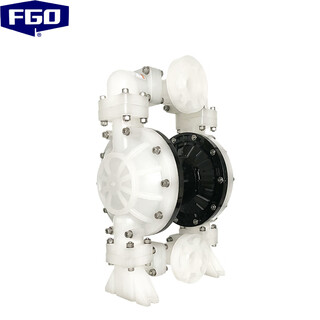Fgo pneumatic diaphragm pump engineering plastic pp + teflon diaphragm qbk3-50sf dn50 flow rate 22m3/h