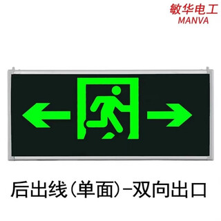 Nai nord's new national standard 3c certification fire emergency lighting safety exit double-sided emergency light fire equipment manhua single-sided safety exit-two-way