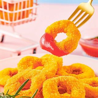 Shennong chicken onion rings 600g frozen breaded fried chicken semi-finished air fryer ingredients pre-made dishes