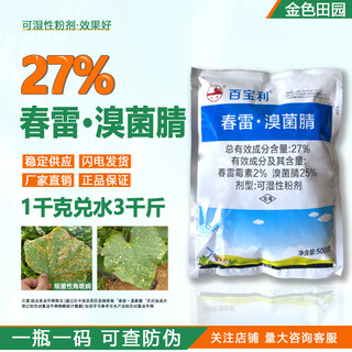 Baobao kasugamycin bromostrobinil cucumber bacterial angular spot virin kasugabromosporin fungicide pesticide 500g