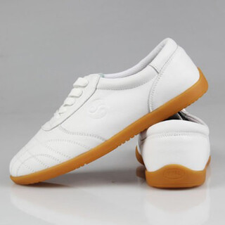 Red cotton tai chi shoes, real soft leather, tendon bottom, soft cowhide, men and women, four seasons, comfortable and breathable martial arts tai chi training shoes lp001-1 chenjiagou secret label white 42