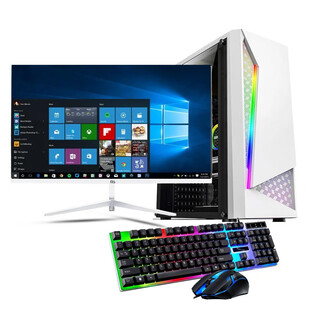 Mingsu desktop computer core i7rtx4060 independent display live broadcast design e-sports game assembly desktop computer host complete set i5 7500 32g 512g core display single computer host 99% new