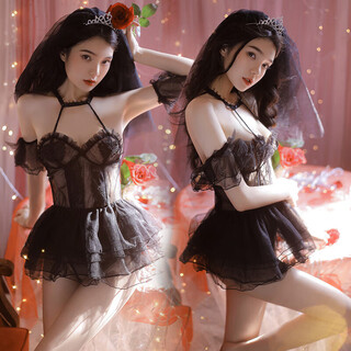 Dl 1998 sexy wedding dress, high quality, bridal gown, hot and passionate afternoon on the bed, 7895 white, 7894 white model, black wedding dress, veil + suspender skirt + armbands*2+