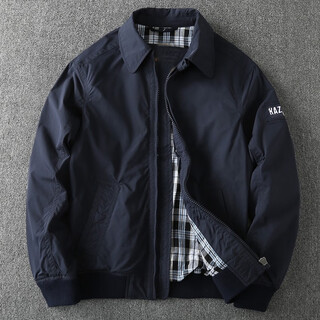 Kuraishi kazuki executive jacket men's spring and autumn high-end business casual lapel youth outer long-sleeved top men's navy blue 2xl recommended weight 140-155jin jin equals 0.5 kg