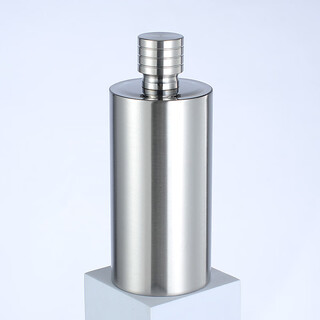 Mzxm germany imported quality stainless steel 304 wine bottle 1jin jin equals 0.5kg 2jin jin equals 0.5kg thickened cylindrical kettle portable moutai bottle creation 21ml 1jin jin equals 0.5kg sanded cylindrical style
