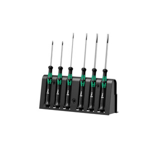 Wera/wera 05118150001 2035/6 a screwdriver set with tool holder for electronic applications