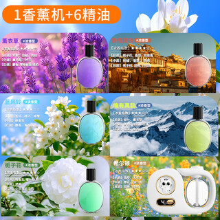 Translated by fanxi aromatherapy machine cute lucky cat indoor air freshener automatic fragrance machine toilet deodorizer artifact fragrance machine bathroom bedroom pet deodorizer exclusive edition white cat aromatherapy machine + one each of six flavors