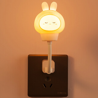 Creative led night light, usb plug-in light, plug-in night light, bedroom bedside atmosphere lighting, teacher's day gift for male and female friends, birthday gift, company gift, usb bunny lamp