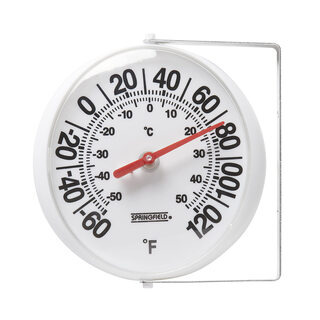 Springfield thermometer with mounting bracket indoor and outdoor thermometer