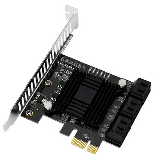 Moge desktop pcie to sata3.0 interface expansion card 6-port sata6g hard disk mounting machine harvester mc2660