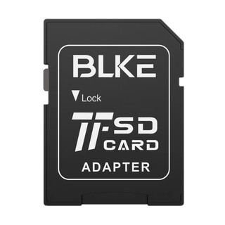 Blke tf to sd card sleeve high speed mobile phone memory card adapter sleeve camera large card tray navigation storage tf card slot adapter tf card to sd large card sleeve (memory card not included)