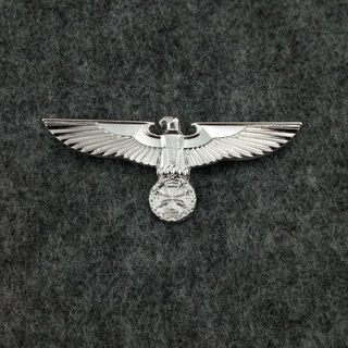 Premium german eagle badge prussian eagle badge german eagle of rights medal black eagle brooch accessories silver eagle of rights paper card packaging