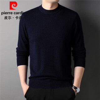 Pierre cardin high-end cashmere sweater men's half turtleneck bottoming sweater winter cashmere sweater solid color warm inner sweater