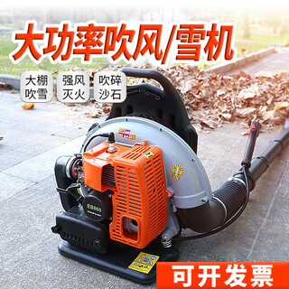 Maiyue carries a high-power gasoline hair dryer with wind power to extinguish greenhouses, blow snow, industrial roads, railways, courtyards, gravel and fallen leaves, two-stroke eb865 luxury model