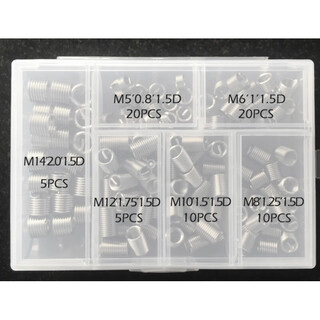 Northern works steel wire thread sleeve combination boxed thread repair repair sleeve wire sleeves dental sleeves thread protective sleeve m6