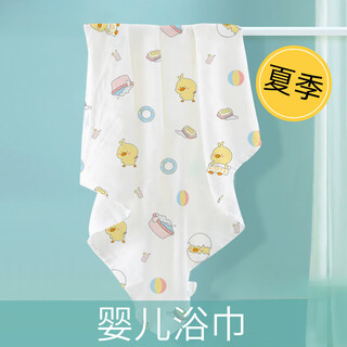 Aiboduo baby bath towel summer gauze spring and summer children baby gauze towel newborn blanket pure cotton girl child boy wrap taco cloth baby elephant 110*150cm 6-layer upgrade